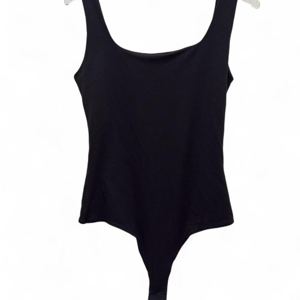 Black scoop-neck bodysuit - Medium - Picture 2 of 3